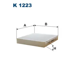 Filtr wentylacji kabiny Opel Astra J , Zafira C , Mokka