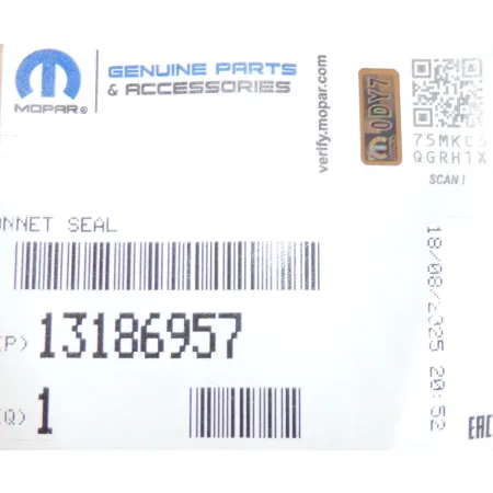 Uszczelka numer katalogowy