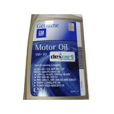 Olej silnikowy 5W30 Opel GM Dexos II - opakowanie 1L