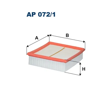 Filtr powietrza Opel Corsa D - Benzyna