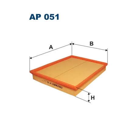 Filtr powietrza Opel Astra G / Zafira A - Benzyna