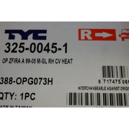 Szkło lusterka - wkład Opel Zafira A - Prawe