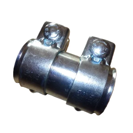 Łacznik rury układu wydechowego + obejmy