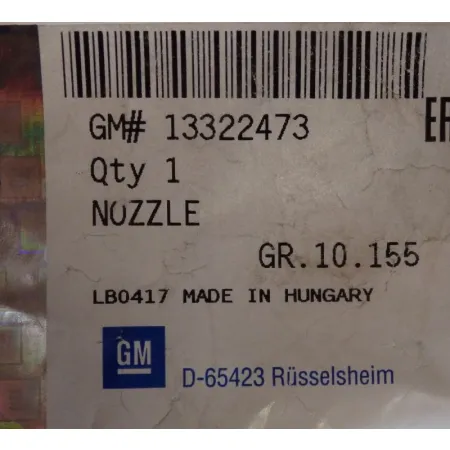 Spryskiwacz 13322473